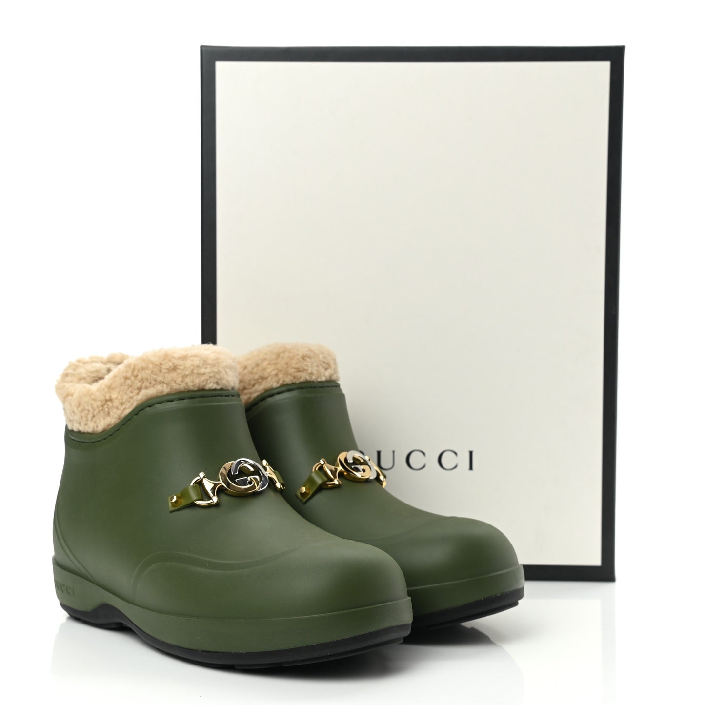 Rubber Wool Womens Crossy Ankle Boots 37 Cedar Green Butterscotch