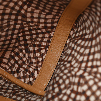 MCM Visetos Large Liz Reversible Shopper Tote Cognac 8 of 10