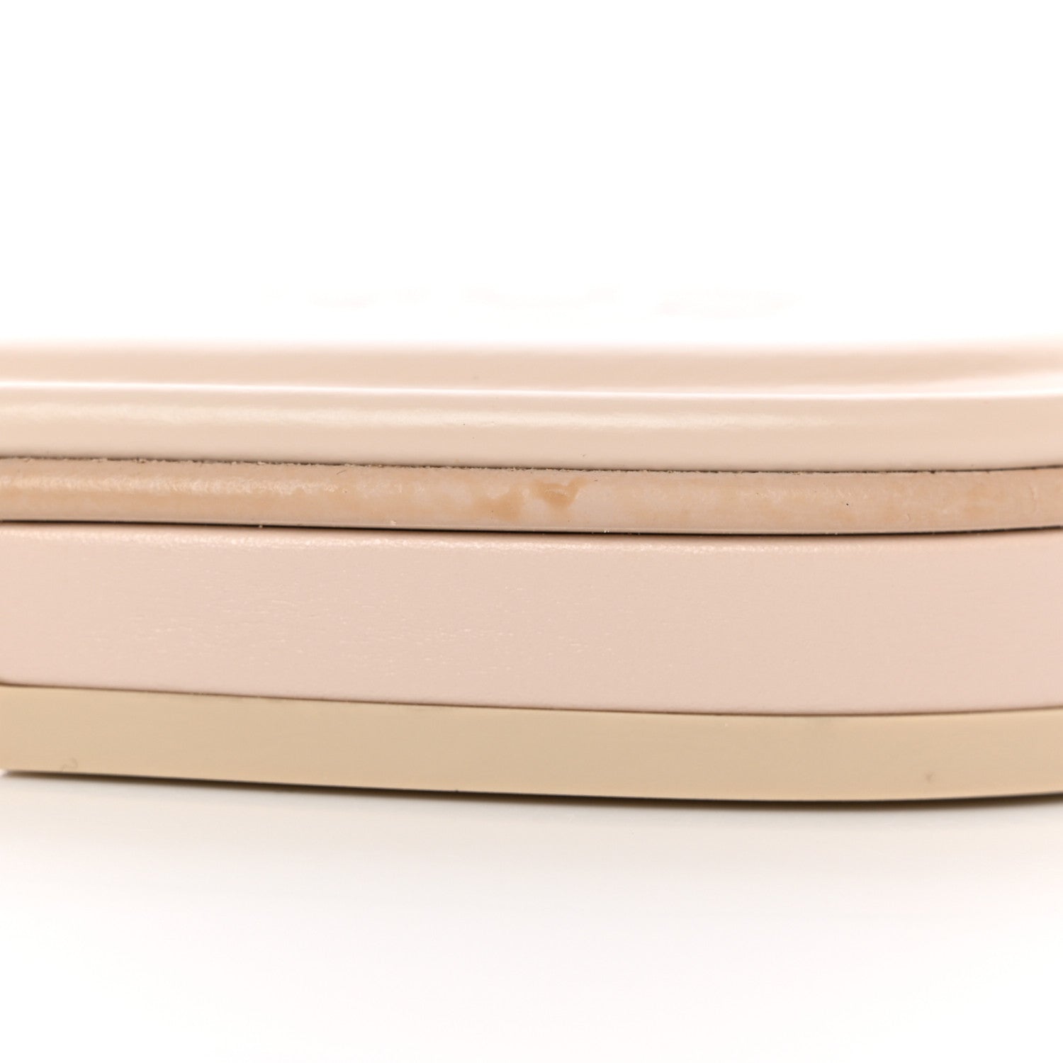 Chanel Calfskin Patent Calfskin Logo Mules 36.5 Beige 10 of 12