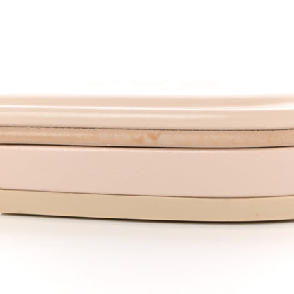 Chanel Calfskin Patent Calfskin Logo Mules 36.5 Beige 10 of 12