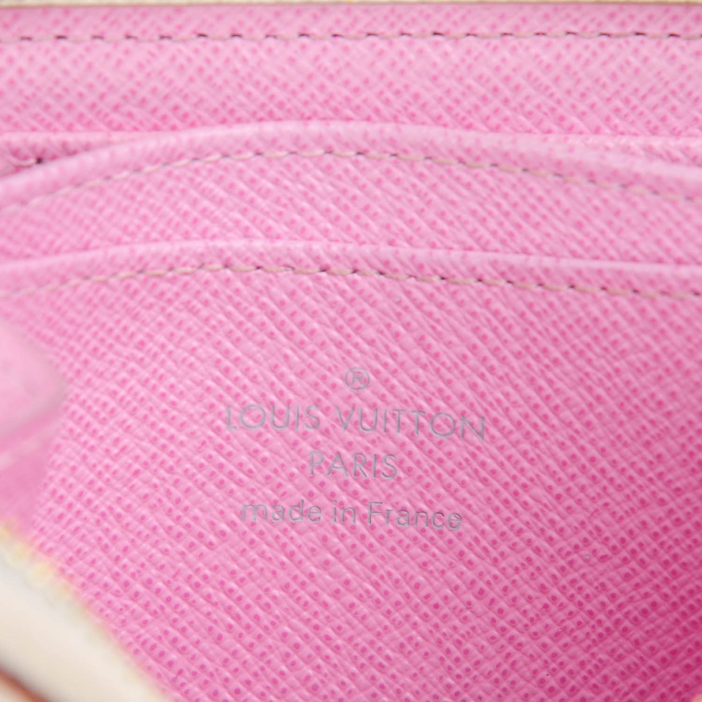 Monogram Multicolor Zippy Coin Purse Wallet White Litchi