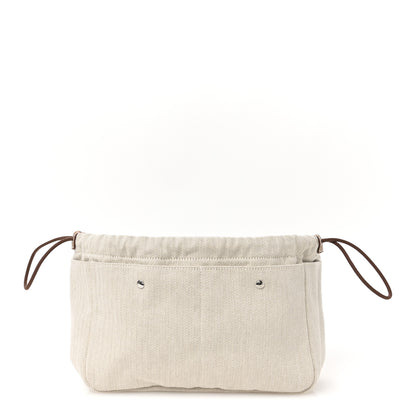 Hermes Canvas Barenia Fourbi 25 MM Pouch Naturel Fauve 1 of 7