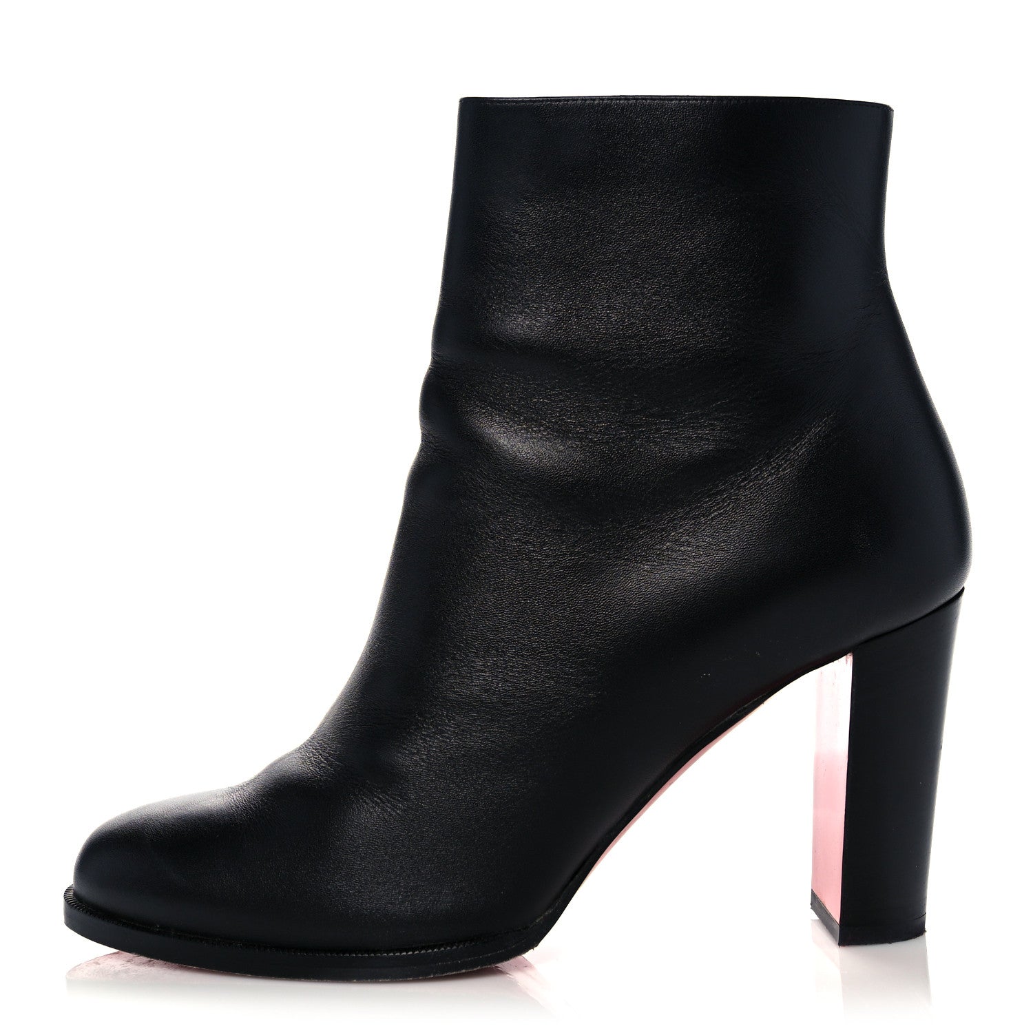 Christian Louboutin Calfskin Adox 85 Ankle Boots 39.5 Black 1 of 12
