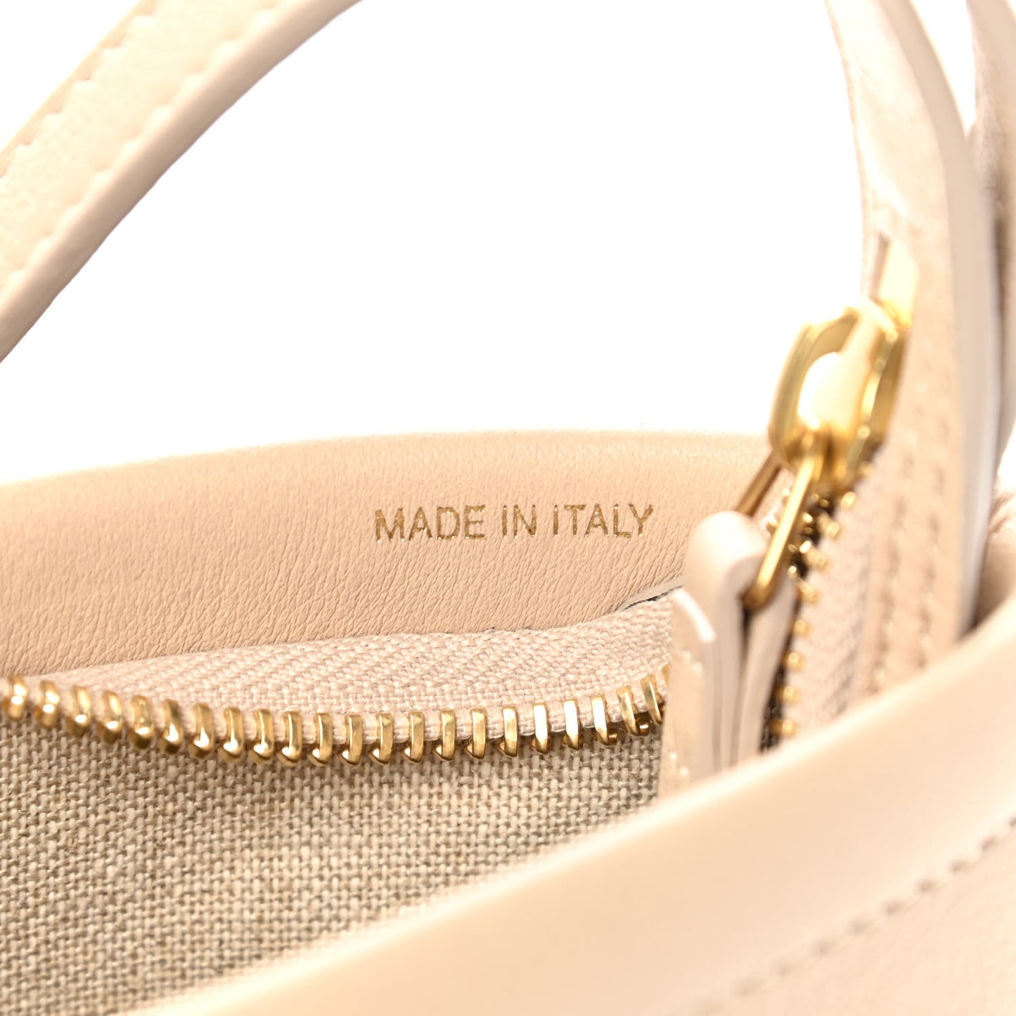 Pebbled Calfskin Zip Bucket Bag Aglio