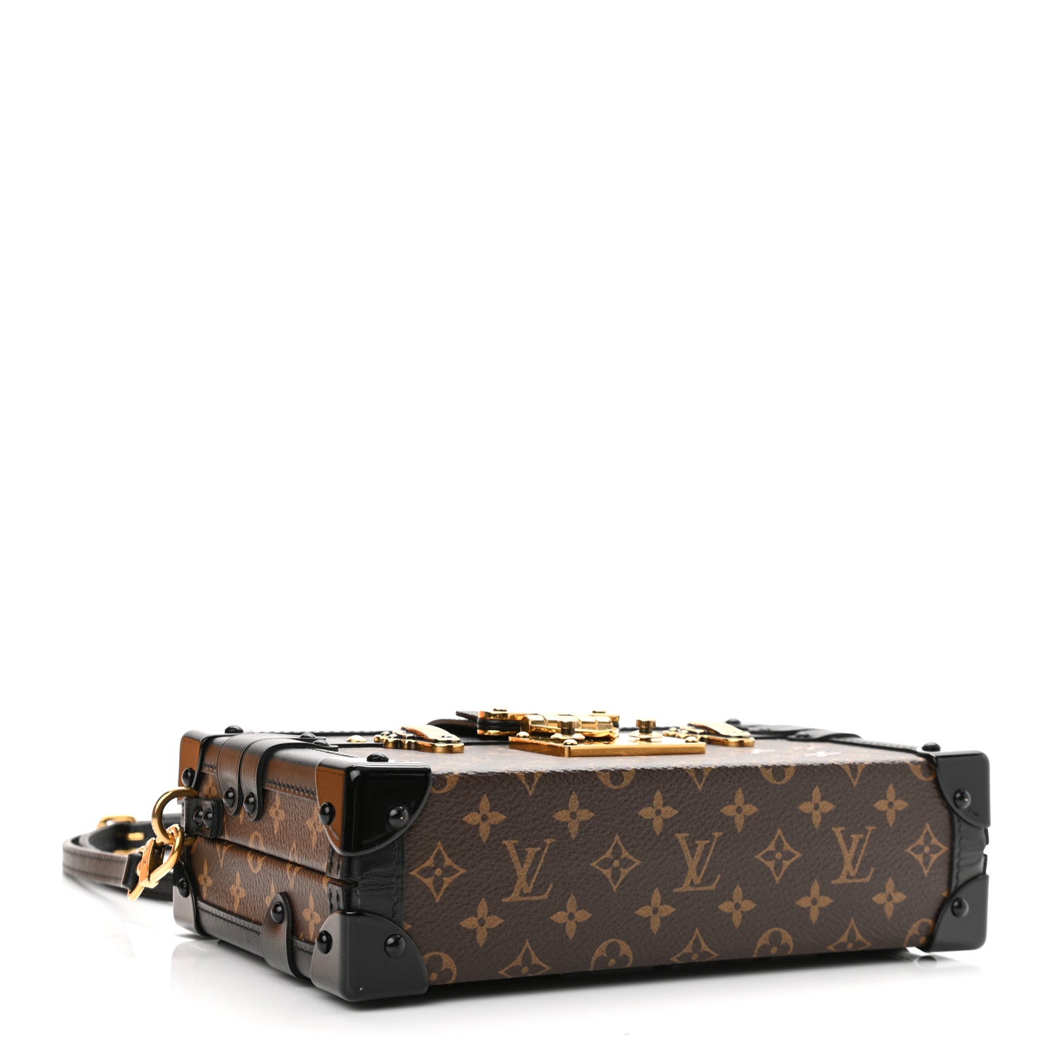 Louis Vuitton Monogram Petite Malle Black 4 of 11