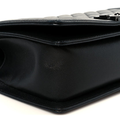 Chanel Caviar Quilted Medium Boy Flap So Black 9 of 11