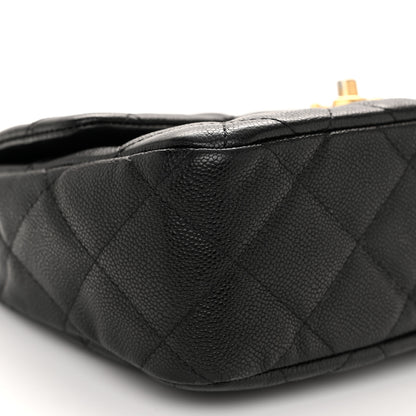 Chanel Caviar Quilted Sweetheart Flap Black 9 of 10