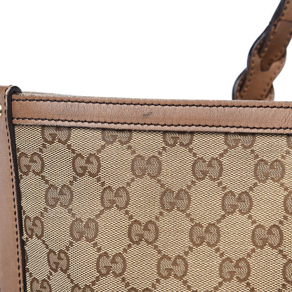 Gucci Monogram Large Craft Tote Light Brown 19 of 19