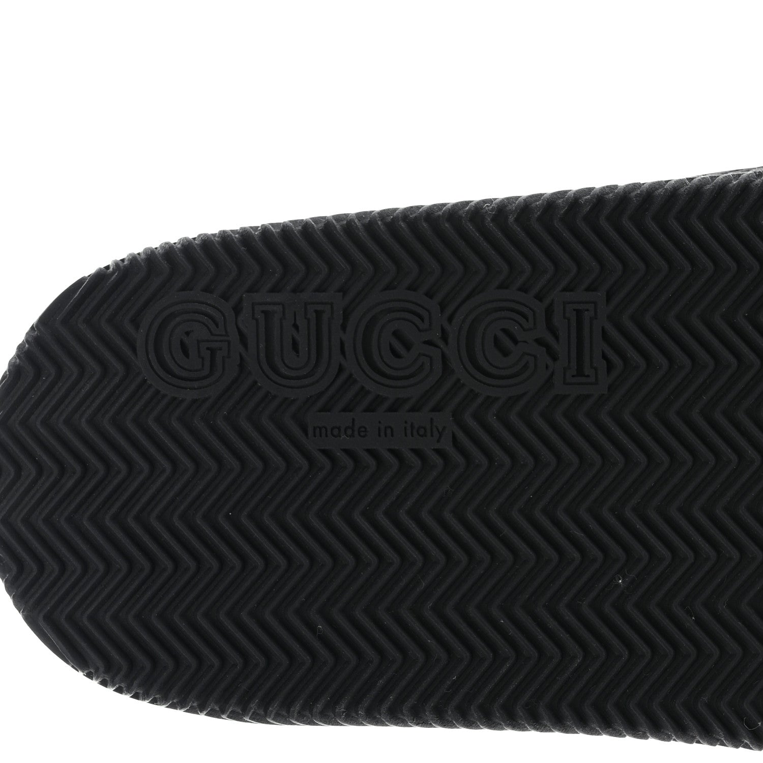 Gucci Rubber Web Womens Criss Cross Slide Sandals 36 Green Red 6 of 9