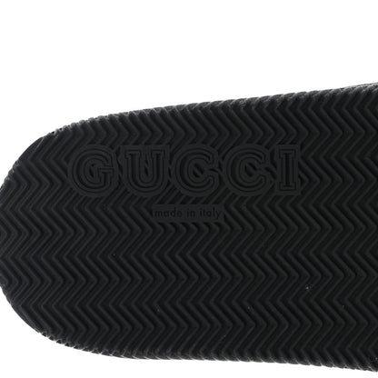 Gucci Rubber Web Womens Criss Cross Slide Sandals 36 Green Red 6 of 9