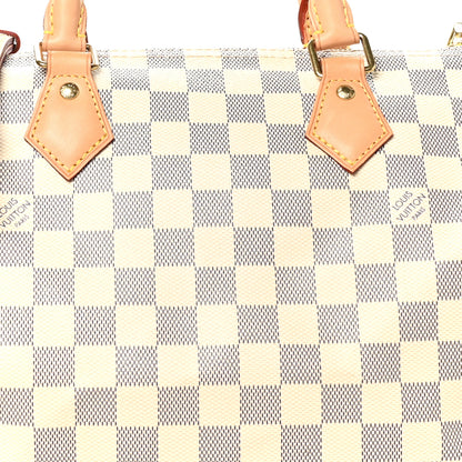 Louis Vuitton Damier Azur Speedy Bandouliere 30 8 of 10
