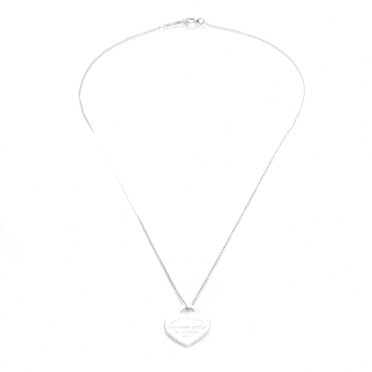 Sterling Silver Small Return to Tiffany Heart Pendant Necklace