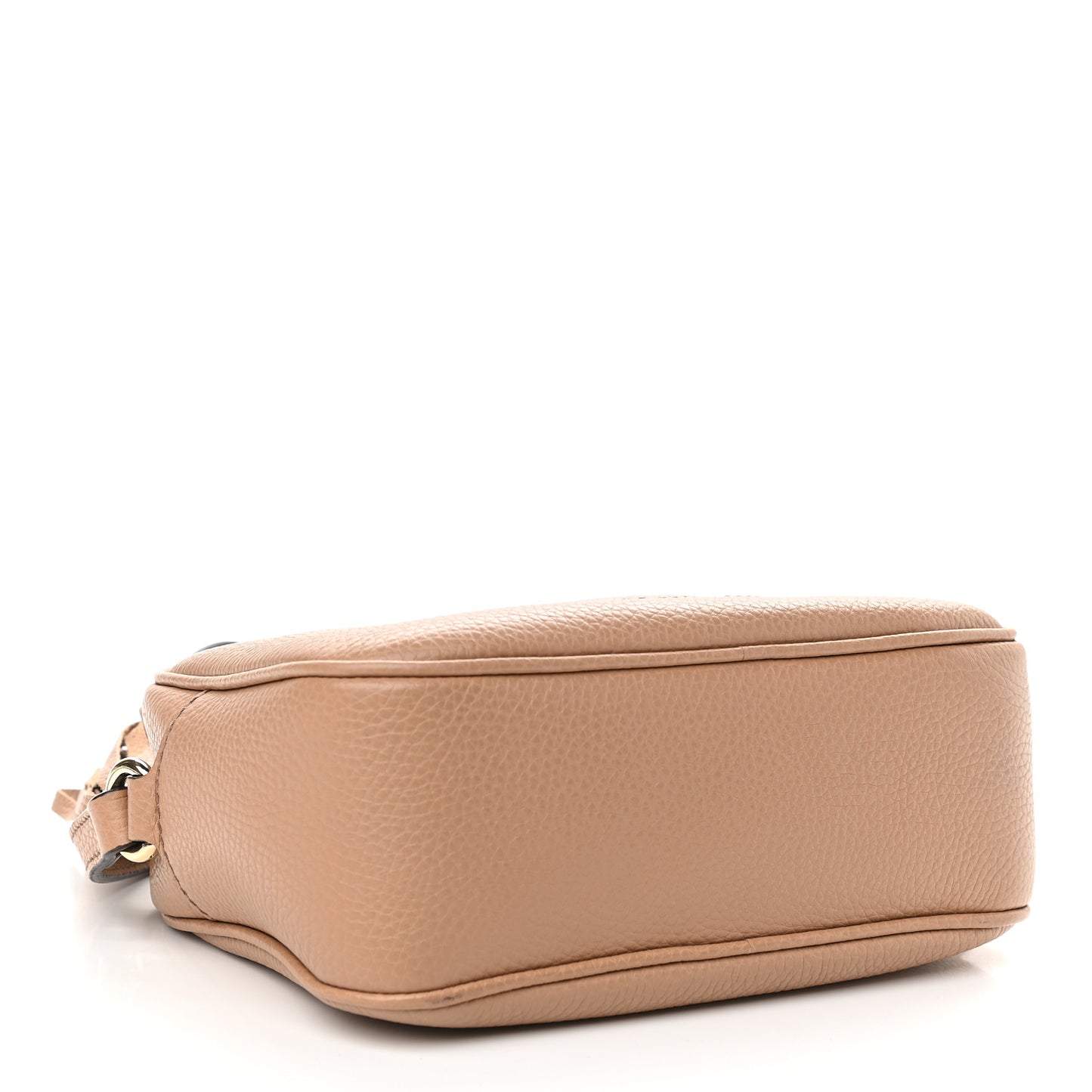 Pebbled Calfskin Small Soho Disco Bag Camelia