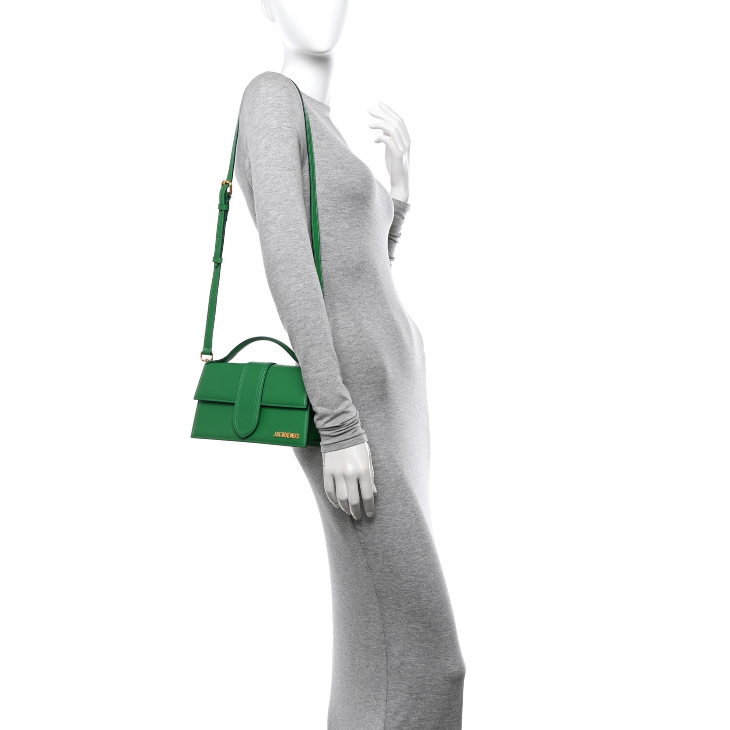 Smooth Calfskin Le Grand Bambino Green