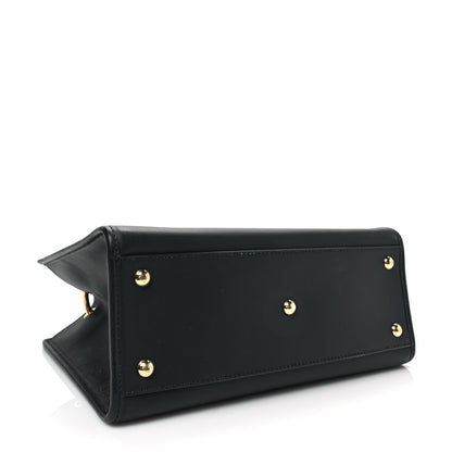 Fendi Vitello Century F is Fendi FF 1974 Embossed Small Runaway Satchel Black Maya 4 of 7