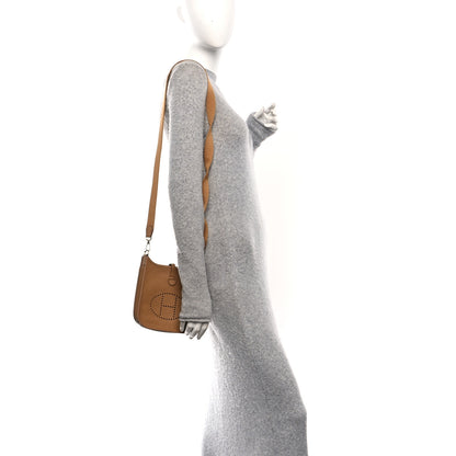 Hermes Taurillon Clemence Evelyne TPM Biscuit 2 of 12