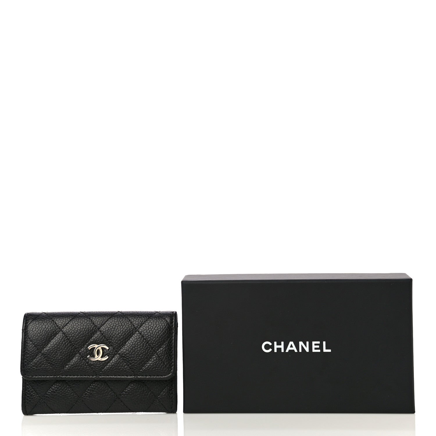Chanel Caviar Quilted Flap Card Holder Black 25 of 25