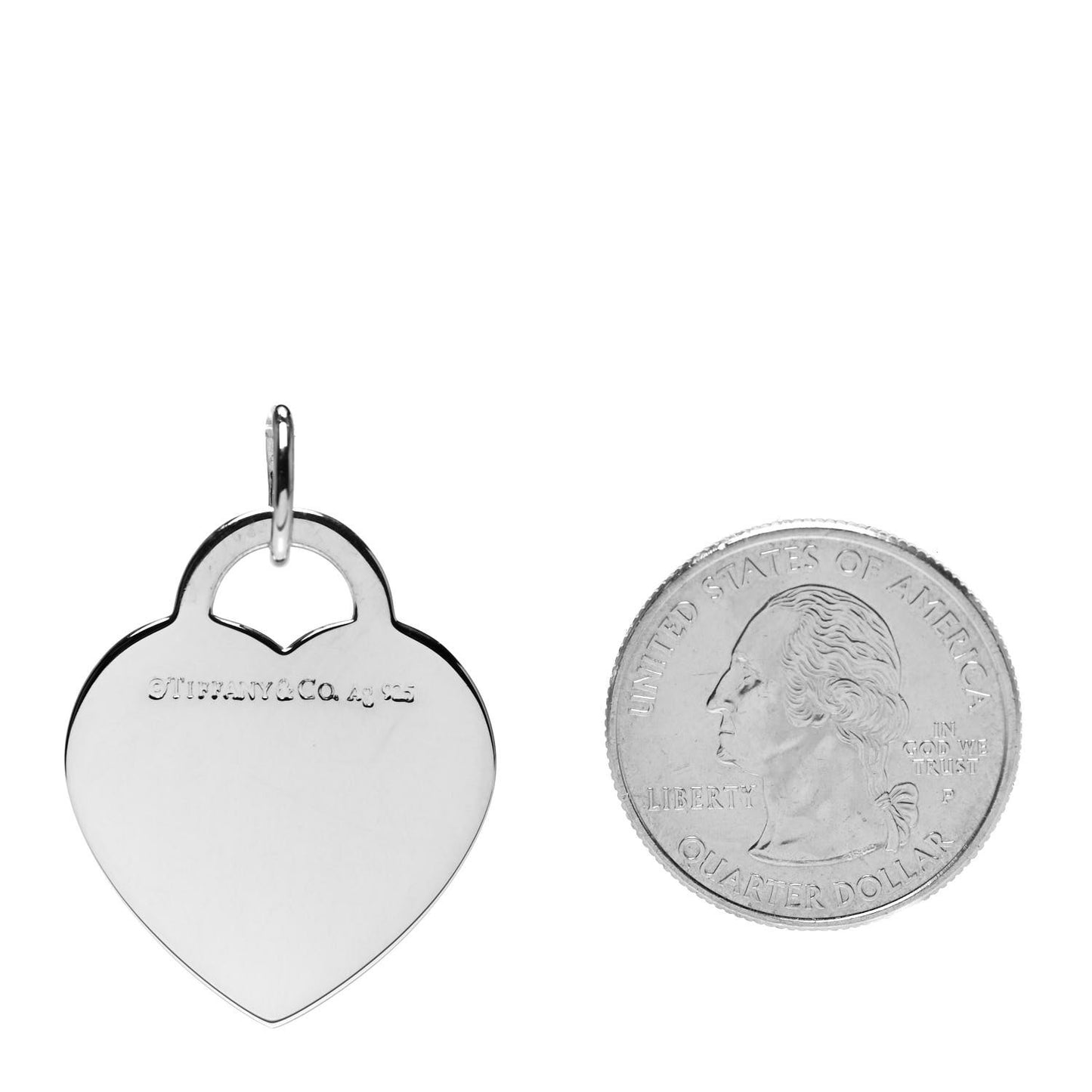 Sterling Silver Enamel LOVE YOU Heart Pendant Red