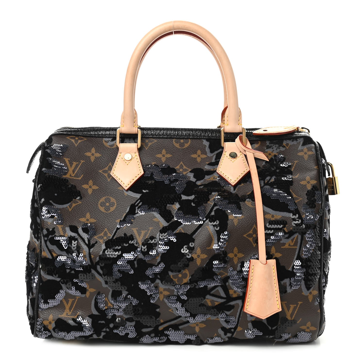 Louis Vuitton Monogram Fleur De Jais Sequins Speedy 30 1 of 11