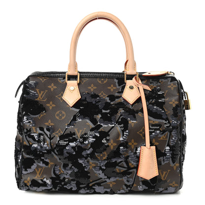 Louis Vuitton Monogram Fleur De Jais Sequins Speedy 30 1 of 11