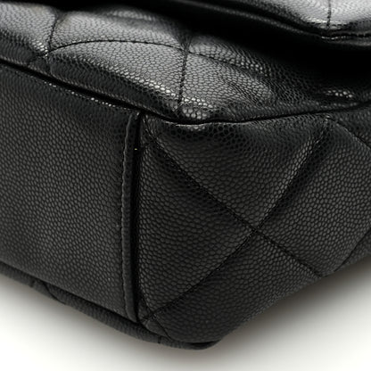 Chanel Caviar Quilted Small Twist Your Buttons Flap Black 9 of 9