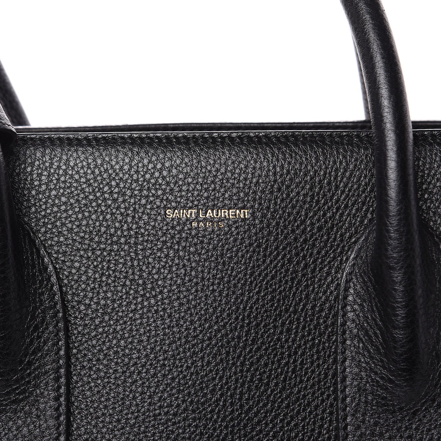 Grained Calfskin Large Sac De Jour Carryall Black