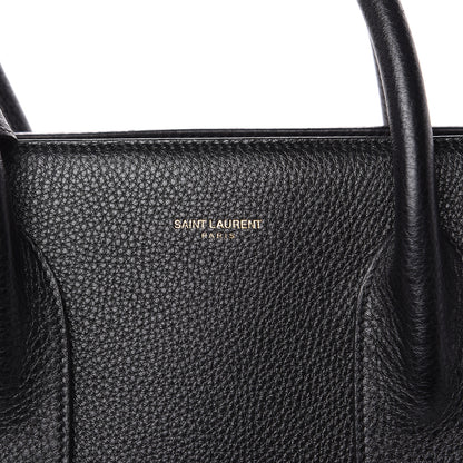 Saint Laurent Grained Calfskin Large Sac De Jour Carryall Black 7 of 13