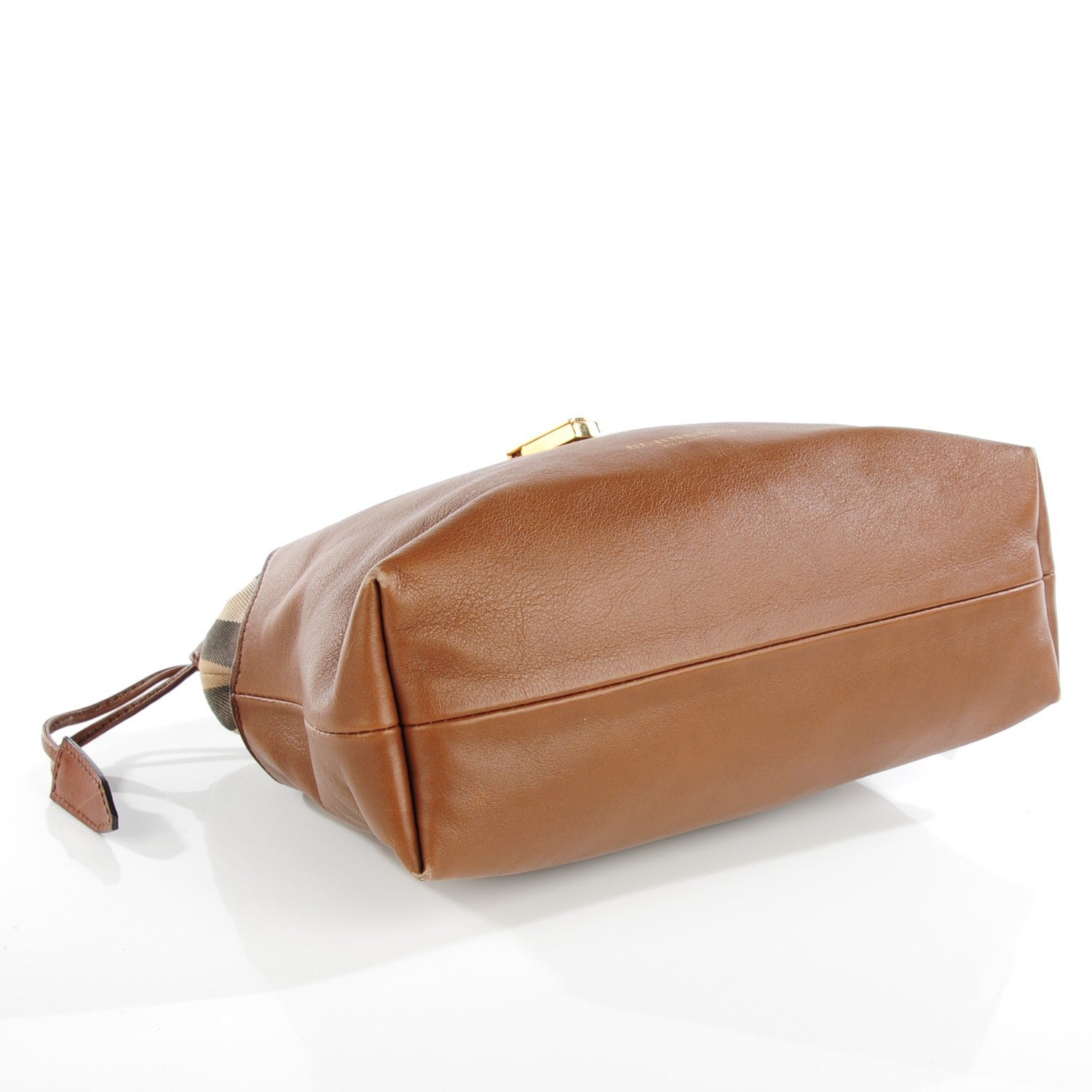 Burberry Calfskin House Check Little Crush Brown Ochre 4 of 8