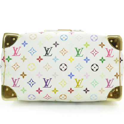 Louis Vuitton Monogram Multicolor Speedy 30 White 5 of 12