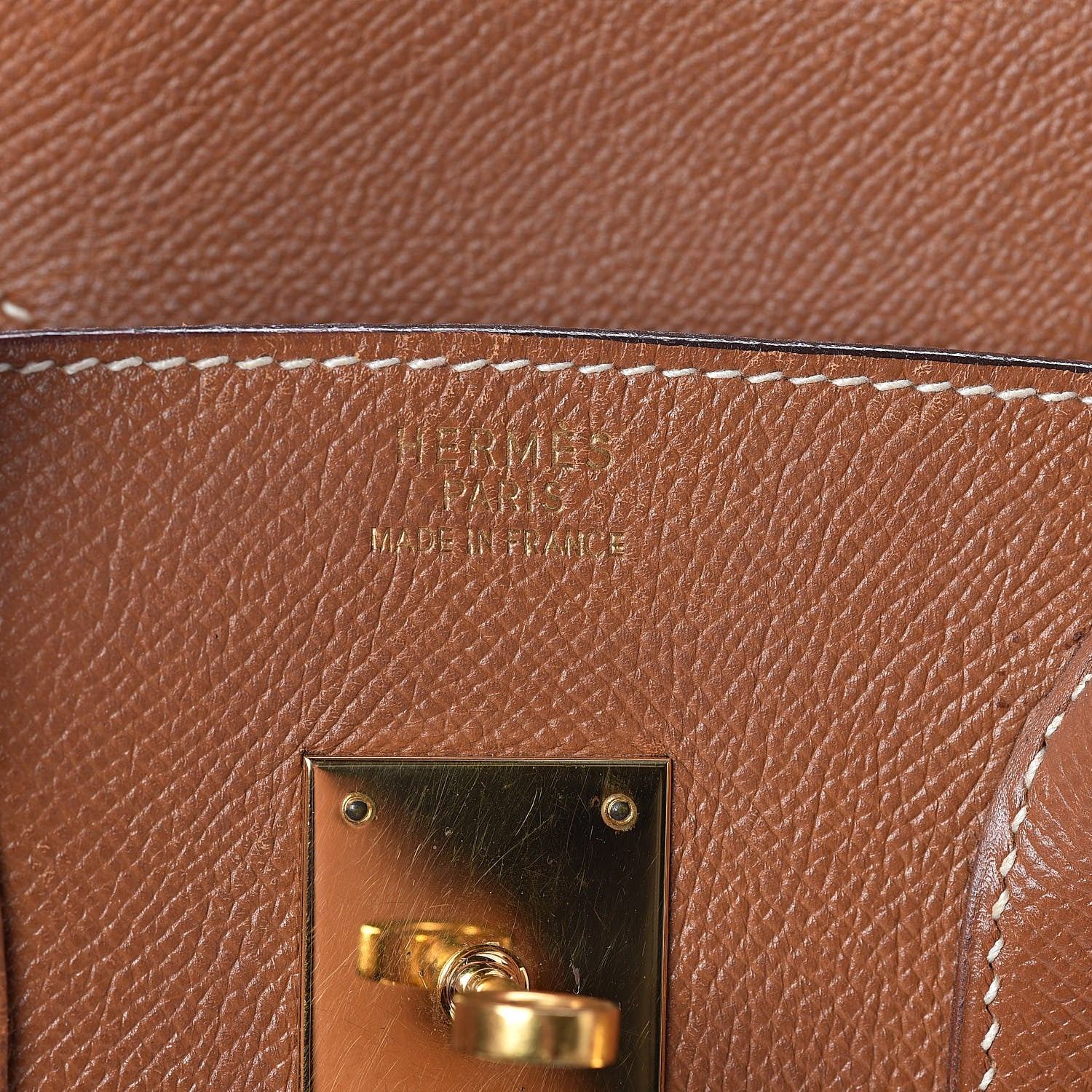 Hermes Courchevel Birkin 35 Gold 8 of 44