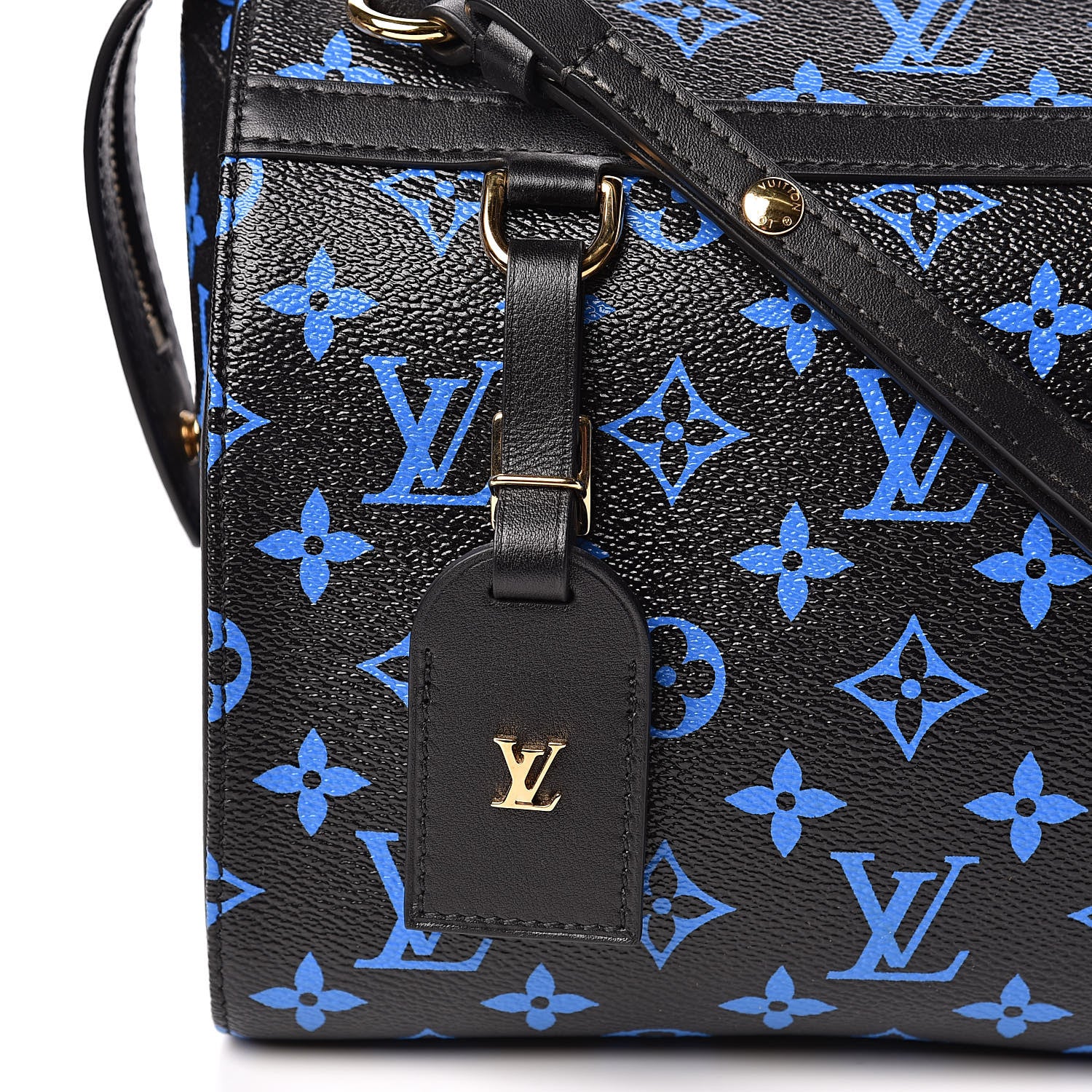 Louis Vuitton Colored Monogram Speedy Amazon PM Blue Black 9 of 9