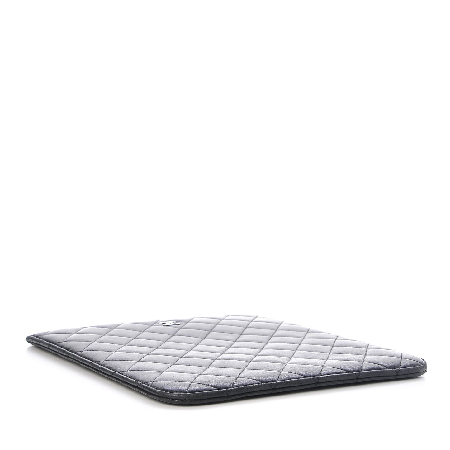 Lambskin Quilted iPad Case Black