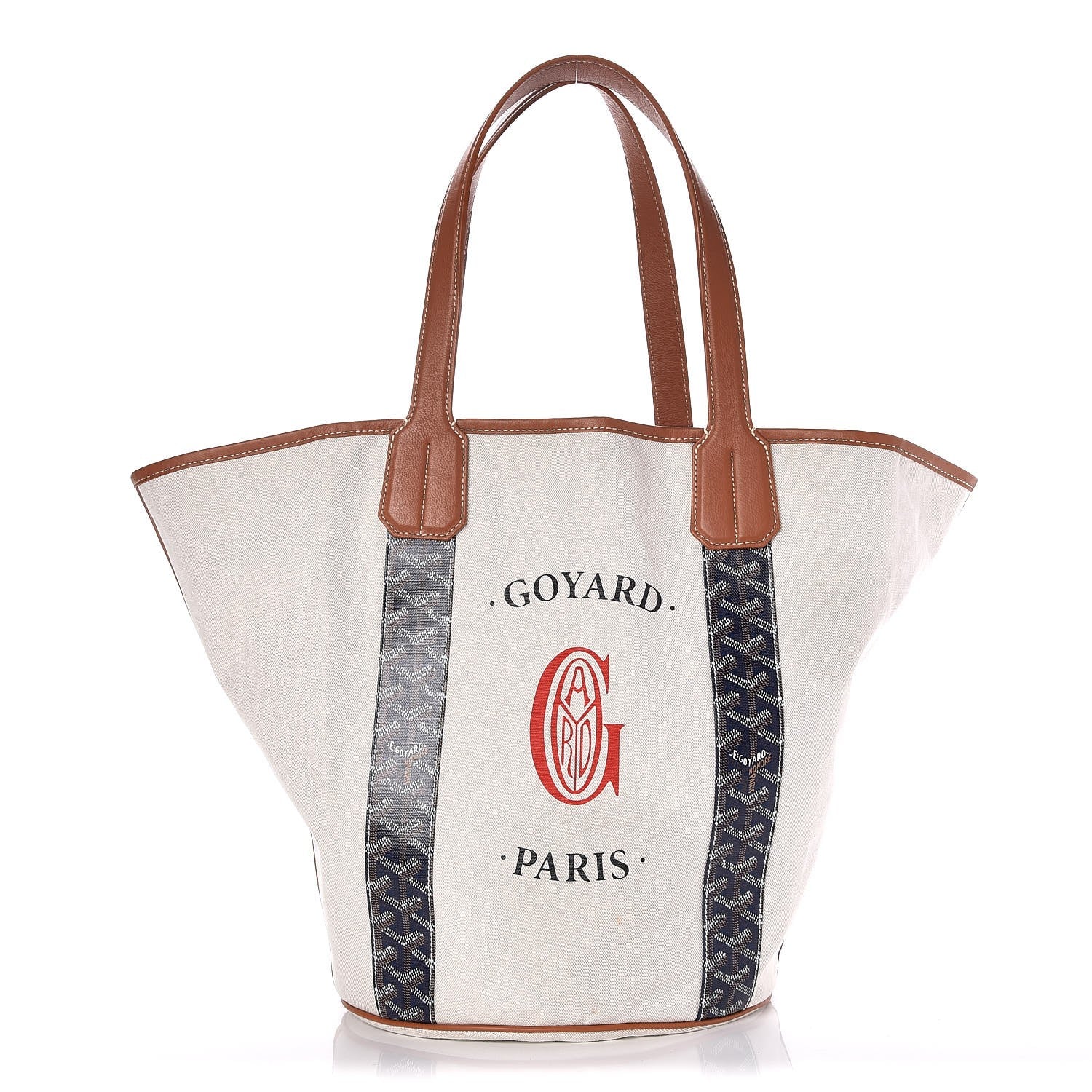 Goyard Goyardine Reversible Belharra Navy Gold 8 of 10