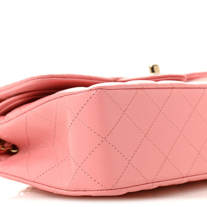Chanel Caviar Quilted Small Double Flap Light Pink 9 of 11