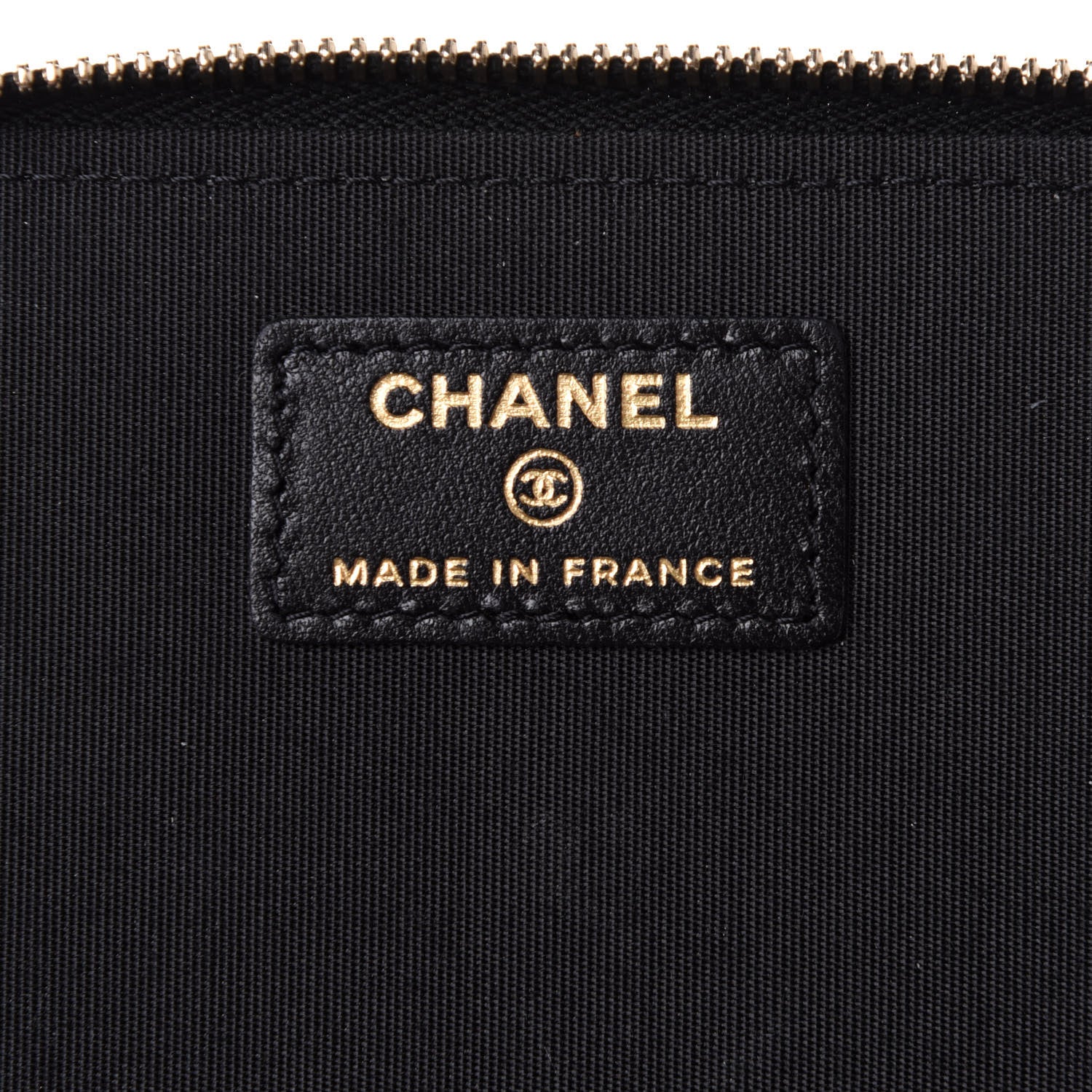 Chanel Lambskin Quilted Small Top Handle Vanity Case With Chain Black 8 of 12