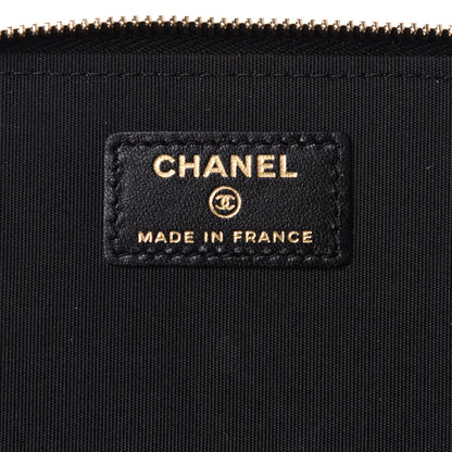 Chanel Lambskin Quilted Small Top Handle Vanity Case With Chain Black 8 of 12