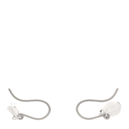 Tiffany Sterling Silver Elsa Peretti Teardrop Earrings 3 of 4