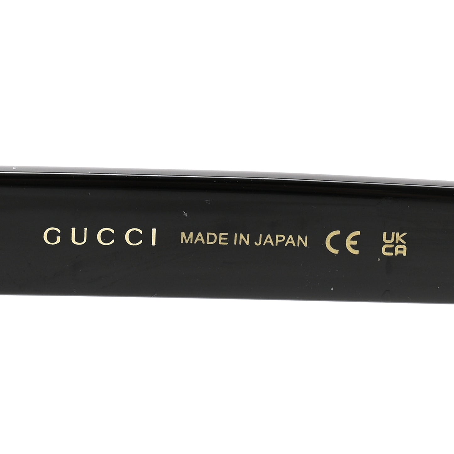 Acetate Square Frame Sunglasses GG0034SAN Black