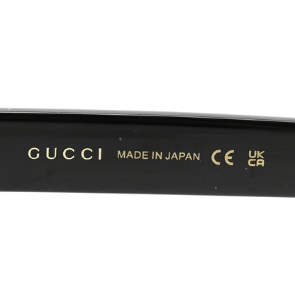 Gucci Acetate Square Frame Sunglasses GG0034SAN Black 5 of 8