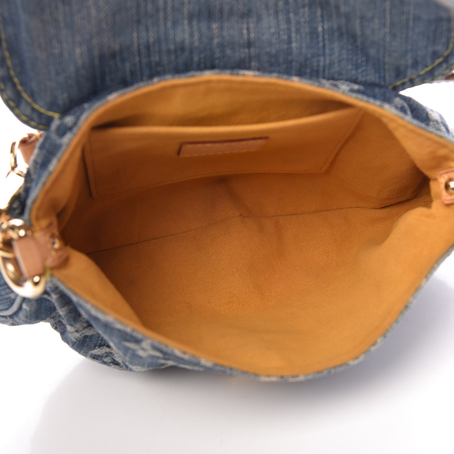 Louis Vuitton Monogram Denim Mini Pleaty Blue 5 of 11