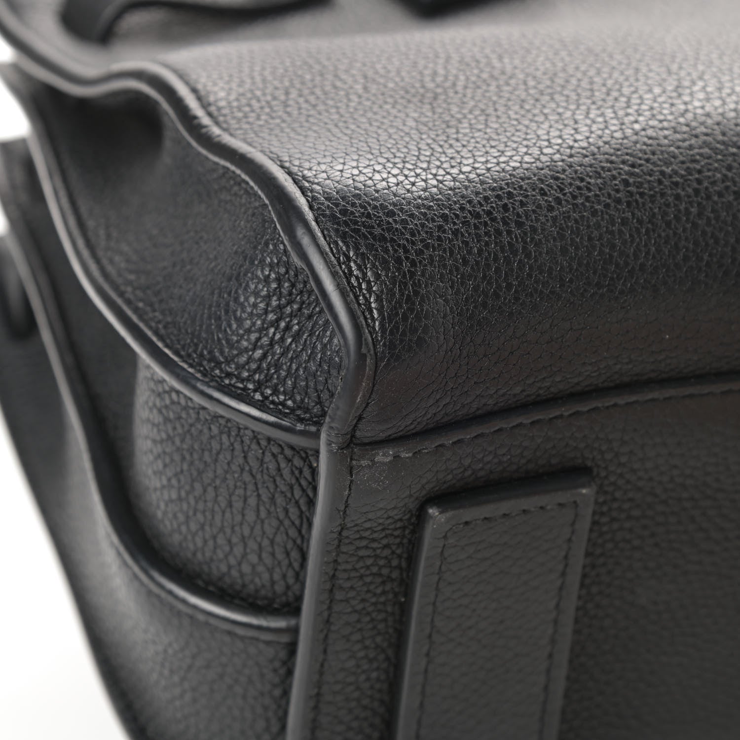 Saint Laurent Grained Calfskin Baby Sac De Jour Souple Black 9 of 16