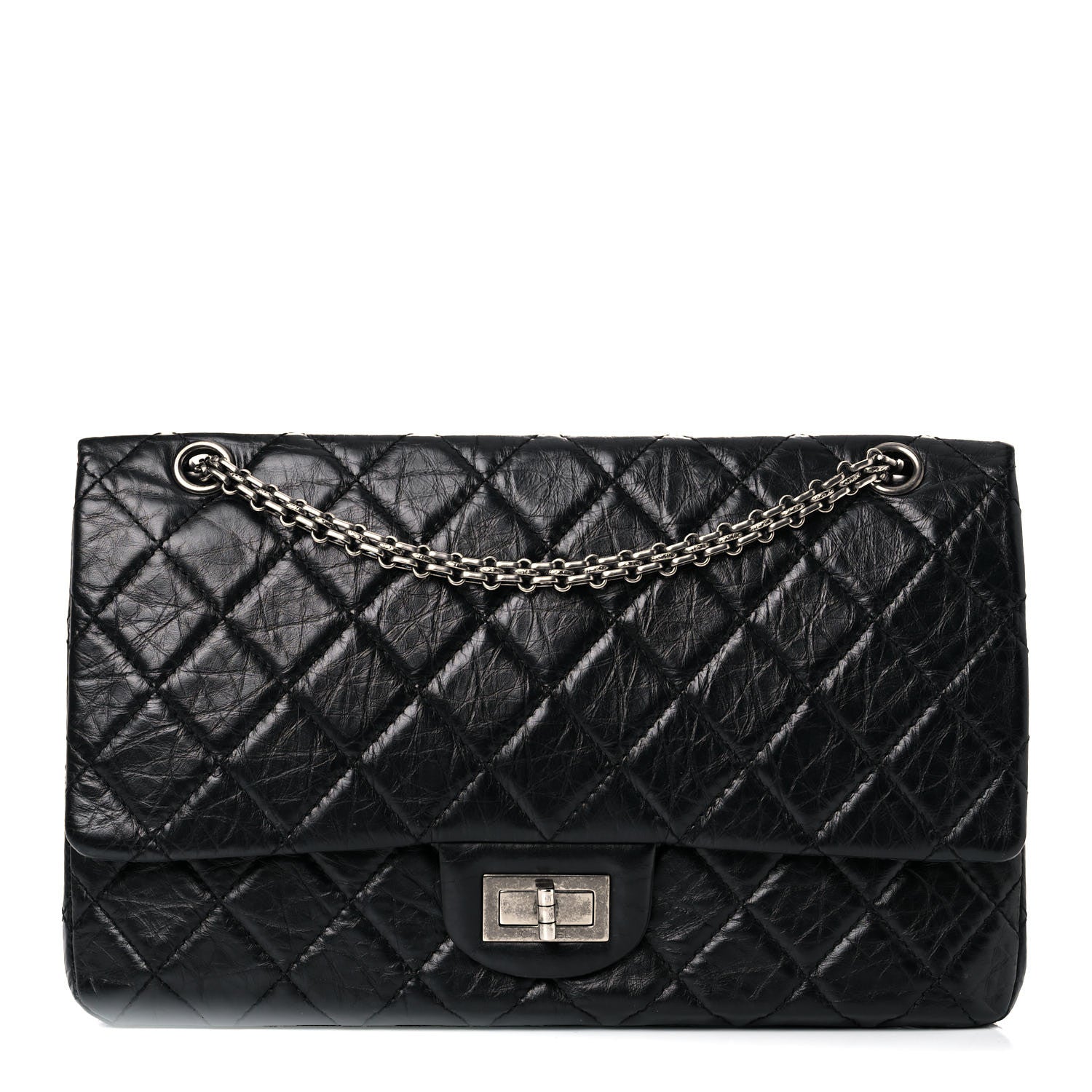 Chanel Aged Calfskin Quilted 2.55 Reissue 227 Flap Black 1 of 17