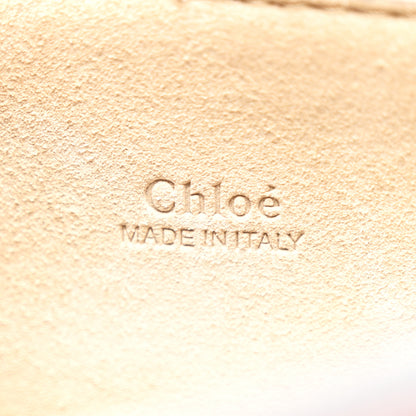 Chloe Calfskin Suede Medium Faye Shoulder Bag Sepia Red 7 of 12