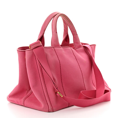 Prada Canapa Logo Tote Peonia 3 of 11