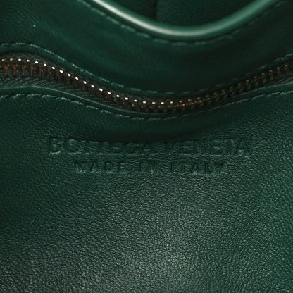 Bottega Veneta Lambskin Maxi Intreccio Padded Chain Cassette Crossbody Bag Raintree 6 of 10