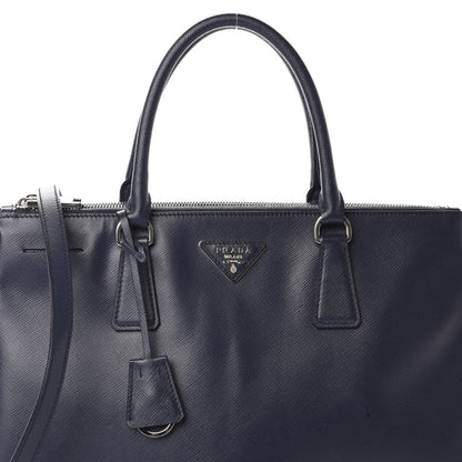 Prada Saffiano Medium Galleria Double Zip Tote Baltico 12 of 13