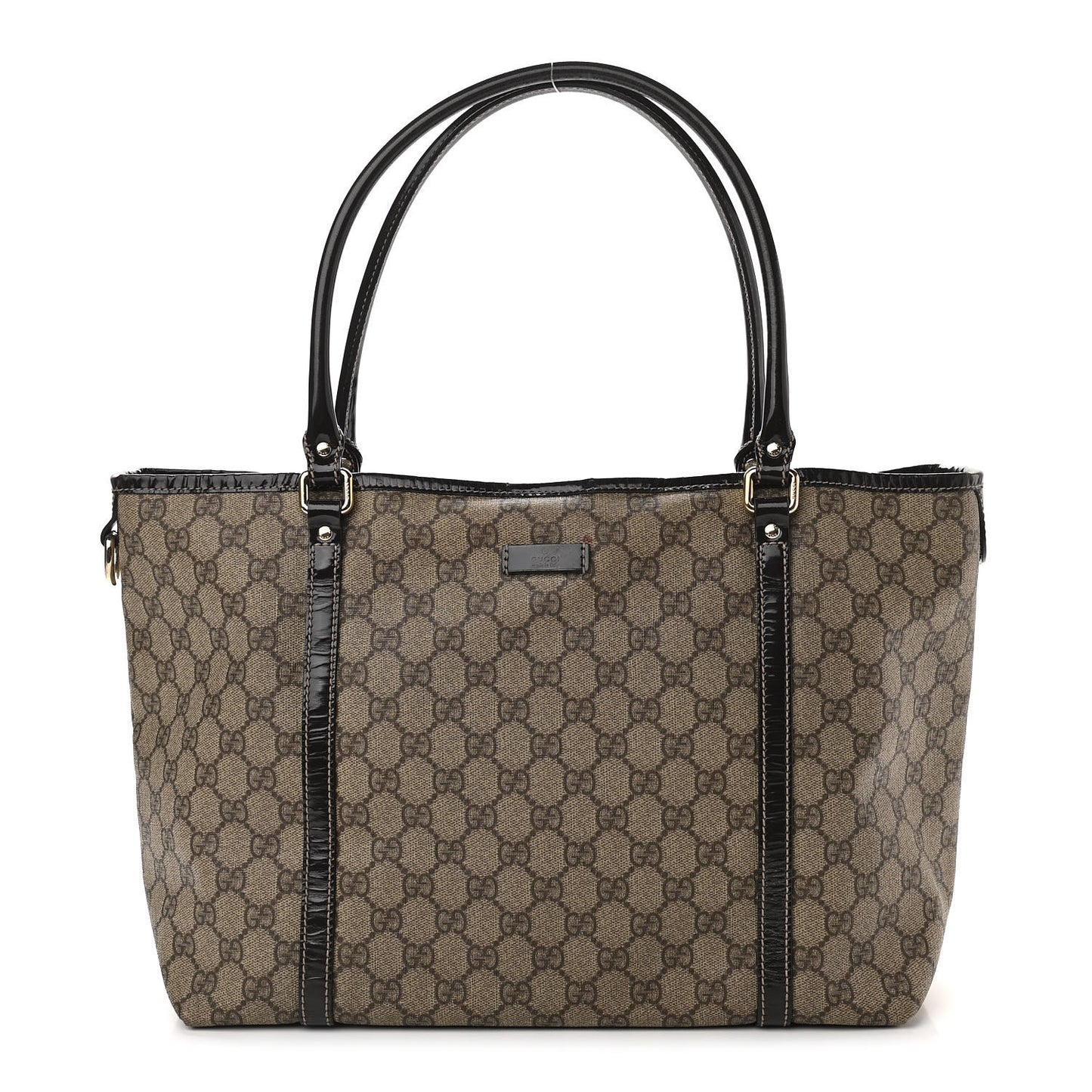 GG Plus Monogram Large Joy Tote Dark Brown