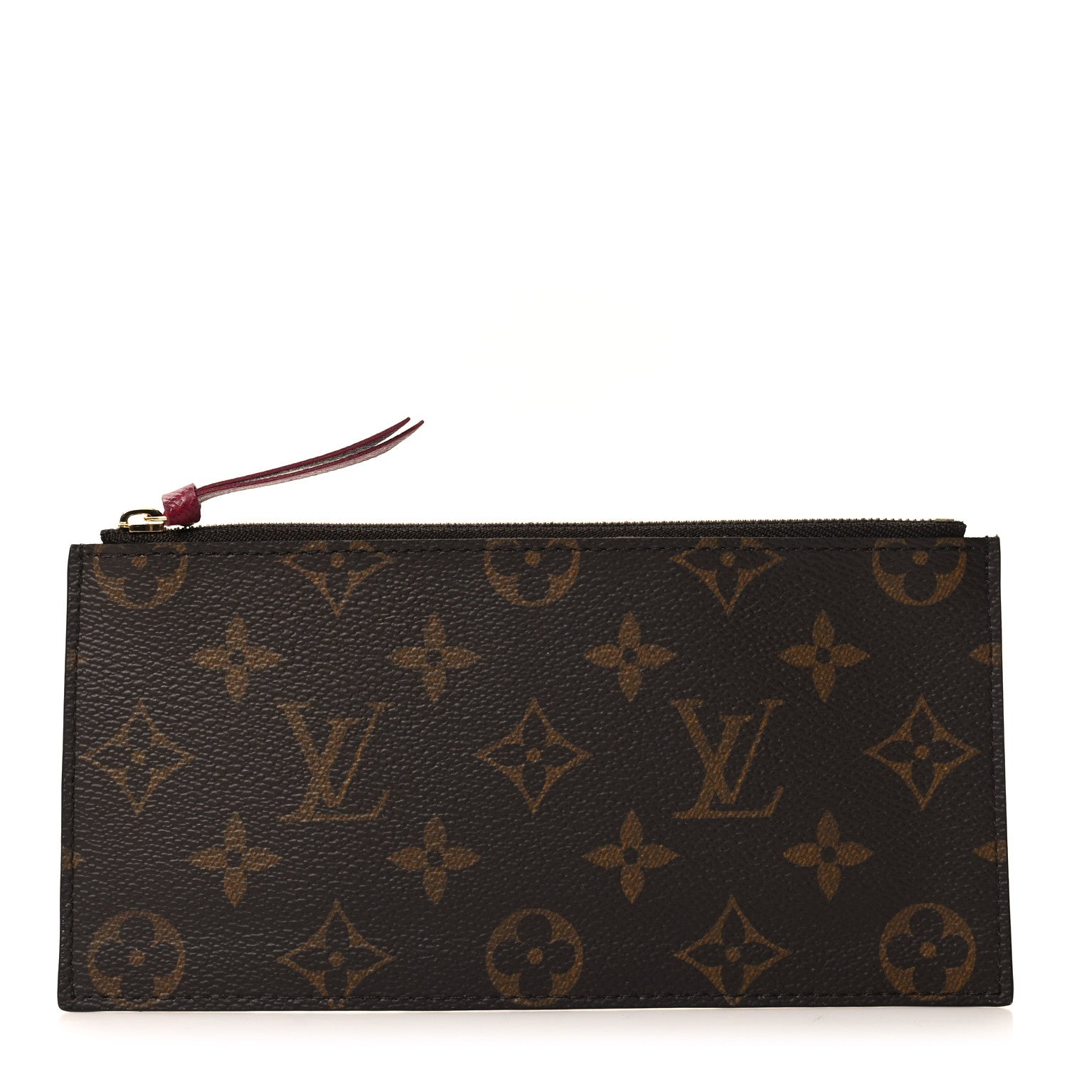 Louis Vuitton Monogram Felicie Chain Wallet Zippered Insert Fuchsia 1 of 6