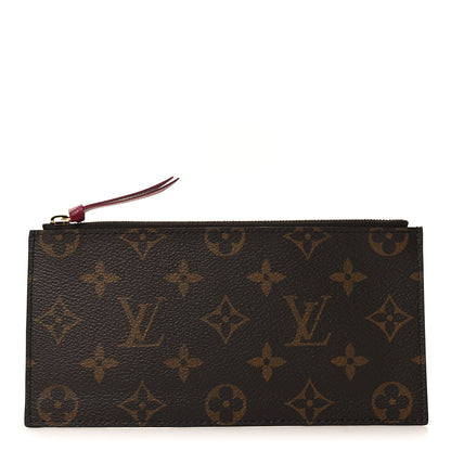 Louis Vuitton Monogram Felicie Chain Wallet Zippered Insert Fuchsia 1 of 6