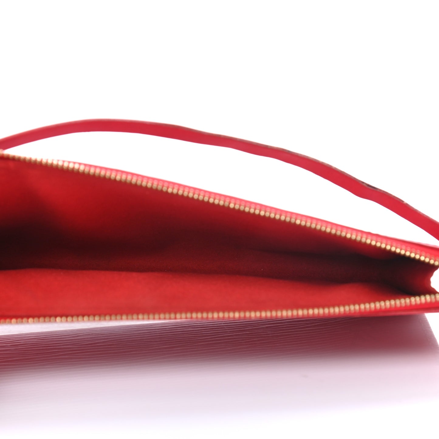 Epi Pochette Accessories 24 Castillan Red